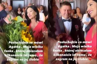 Justyna Steczkowska zaśpiewała na ślubie fanki