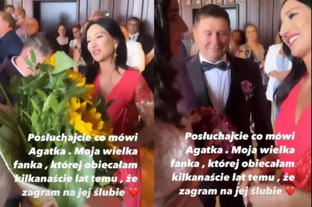 Justyna Steczkowska zaśpiewała na ślubie fanki