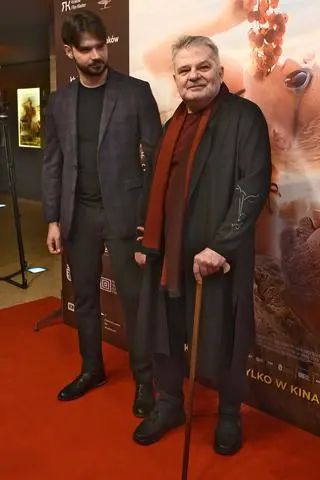 Krzysztof Globisz z synem Janem