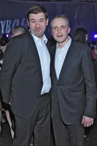 Piotr Adamczyk i Tomasz Karolak w 2010 roku