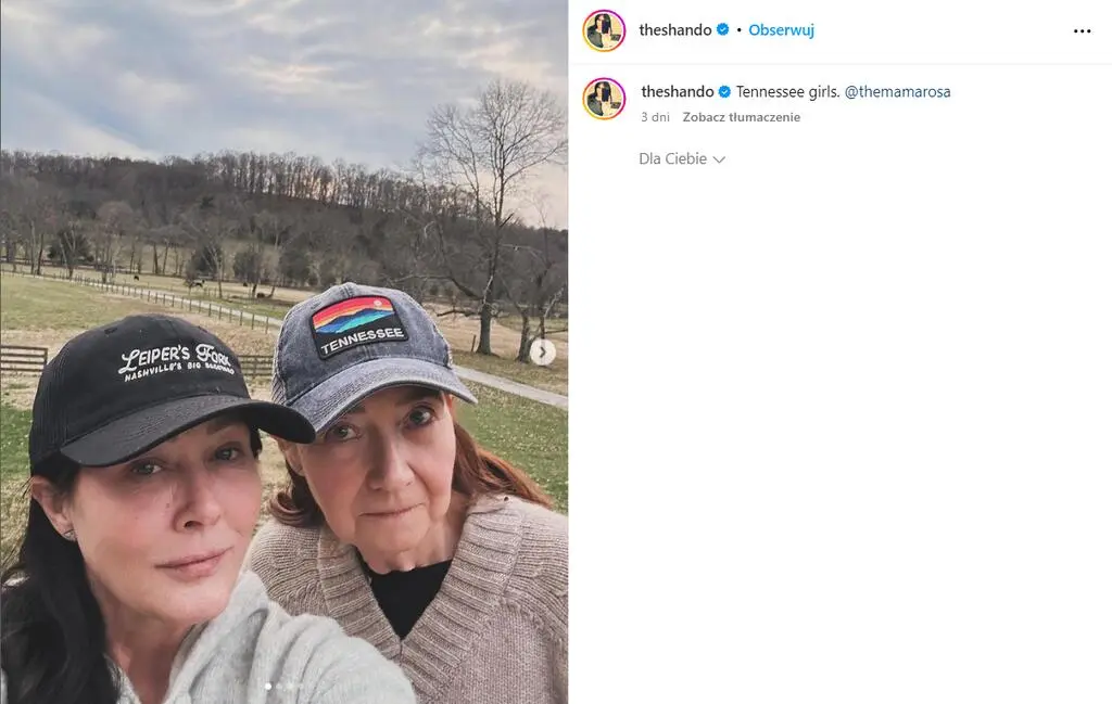 Shannen Doherty z mamą
