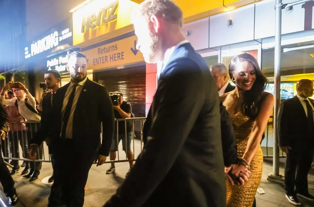 Meghan Markle i książę Harry po gali Ms. Foundation Women of Vision Award