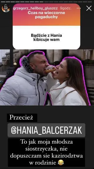 Grzegorz z "Hotelu Paradise" o relacji z Hanią.