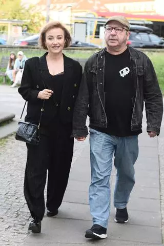 Gabriela Muskała i Zbigniew Zamachowski