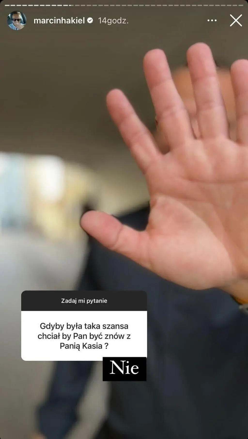 Marcin Hakiel chciałby wrócić do Katarzyny Cichopek?