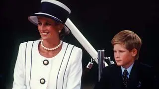 Księżna Diana z księciem Harrym