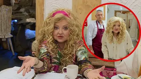 Magda Gessler w "Karpielówce" w Warszawie