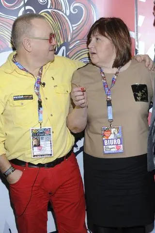 Jerzy Owsiak i Lidia Niedźwiedzka-Owsiak