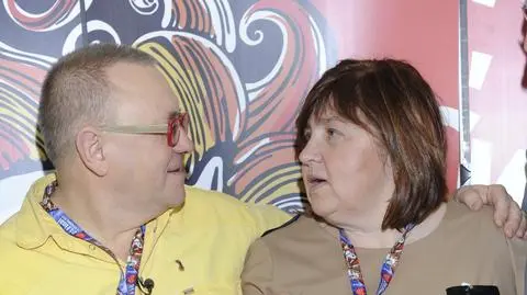 Jerzy Owsiak i Lidia Niedźwiedzka-Owsiak
