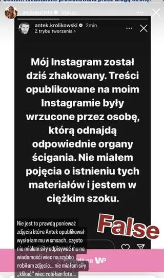 5. Joanna Opozda komentuje wyciek nagrania