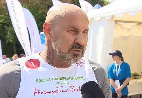 Przemysław Saleta ambasadorem "Biegu po Nowe Życie". Kiedyś oddał nerkę córce