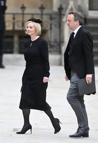 Pogrzeb Elżbiety II: Premier Wielkiej Brytanii Liz Truss z mężem