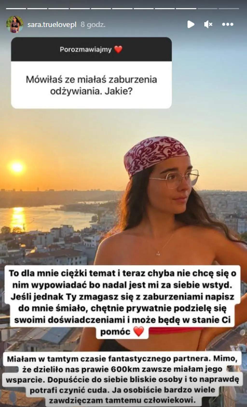 Sara Urban z "True Love" o problemach zdrowotnych