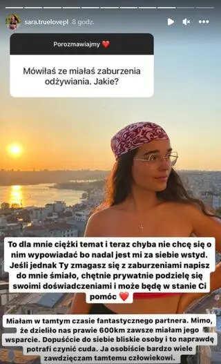 Sara Urban z "True Love" o problemach zdrowotnych