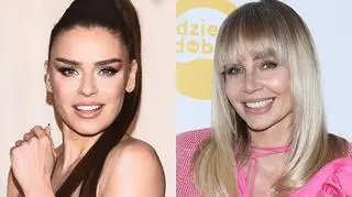 Agnieszka Woźniak-Starak i Natasza Urbańska w wiosennych stylizacjach. Na co postawiły?