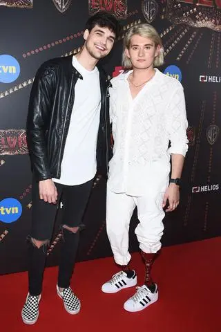 Gwiazdy na premierze "Elvisa": Bartek Kloch i Arkadiusz  Pydych