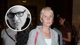 Ewa Błaszczyk w żałobie. We wzruszających słowach pożegnała Leszka Wosiewicza