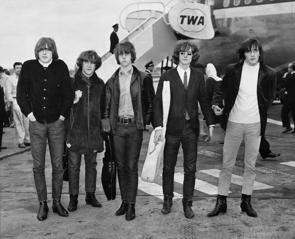 David Crosby z zespołem The Byrds