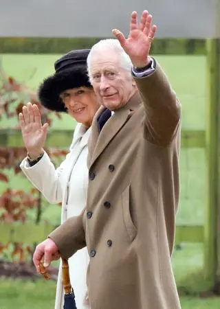 Król Karol III z królową Camillą