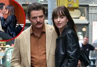 Dakota Johnson i Pedro Pascal przyłapani na namiętnym pocałunku. Zdjęcia obiegły sieć 