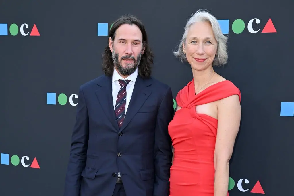 Keanu Reeves wraz z partnerką Alexandrą Grant