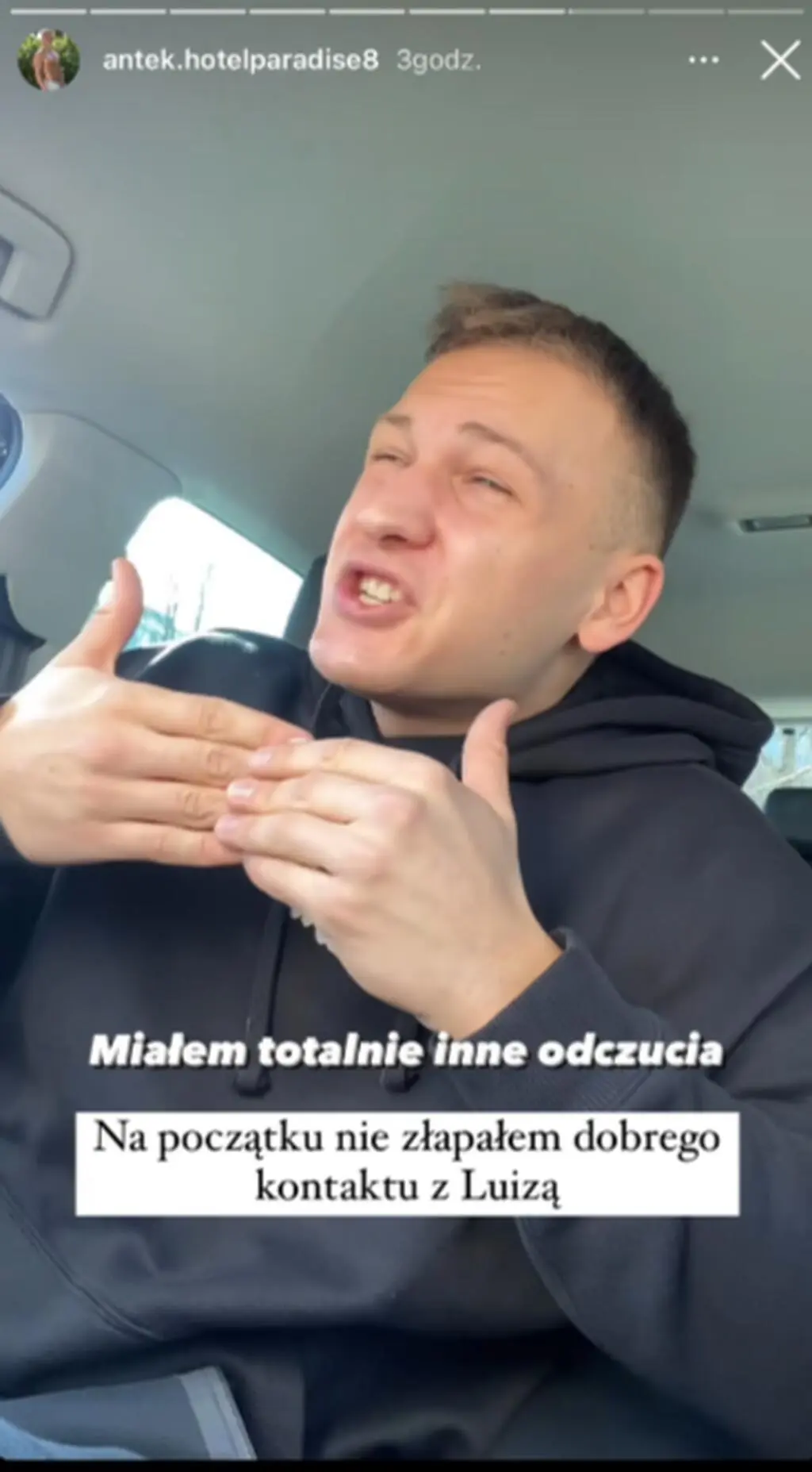 Antek z "HP" o sytuacji z Luizą