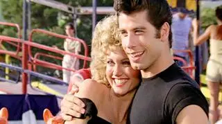 Oliwia Newton-John i John Travolta w "Grease"