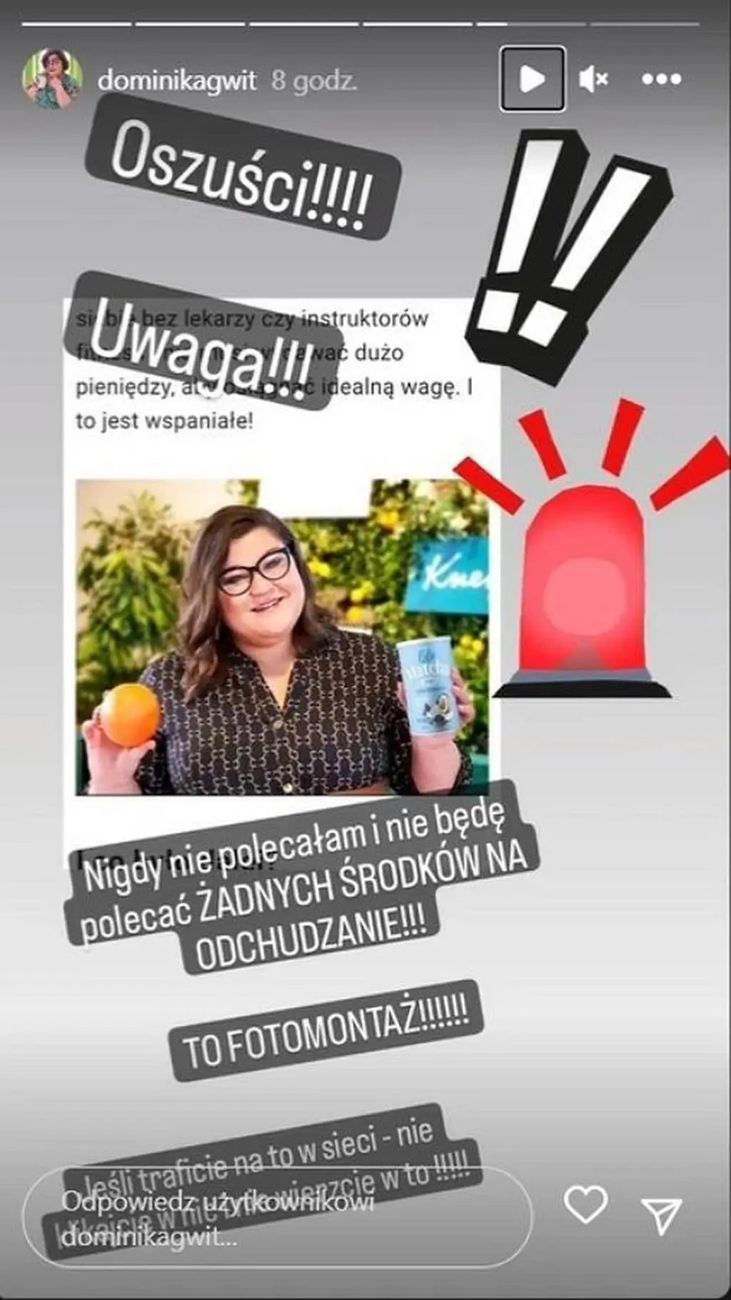 Dominika Gwit padła ofiarą oszustów internetowych