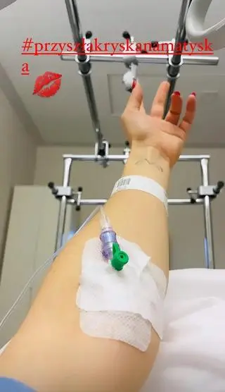 Katarzyna Warnke trafiła do szpitala