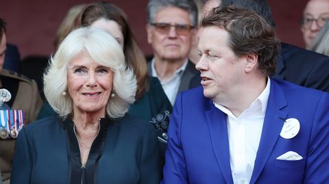 Królowa Camilla i Tom Parker Bowles