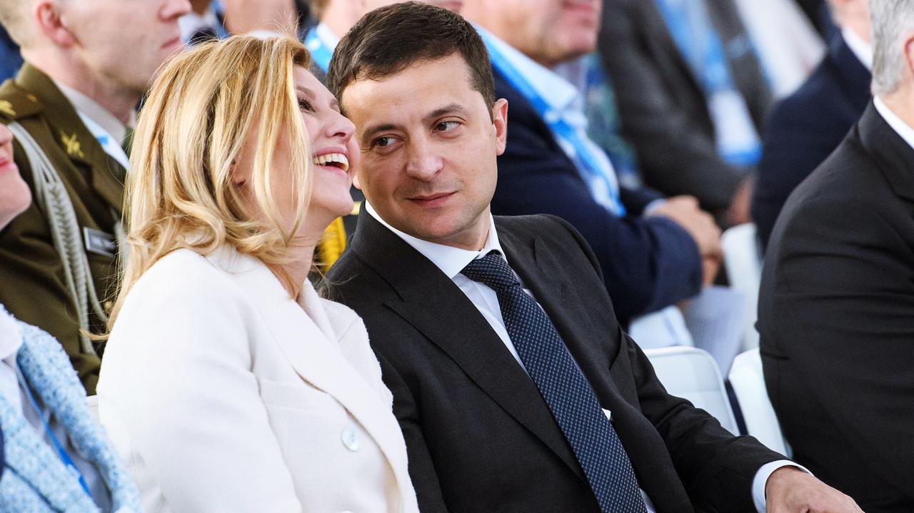 Olena Zełenska to żona prezydenta Ukrainy Wołodymyra Zełenskiego.