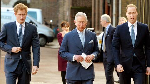 Książę Harry i król Karol III