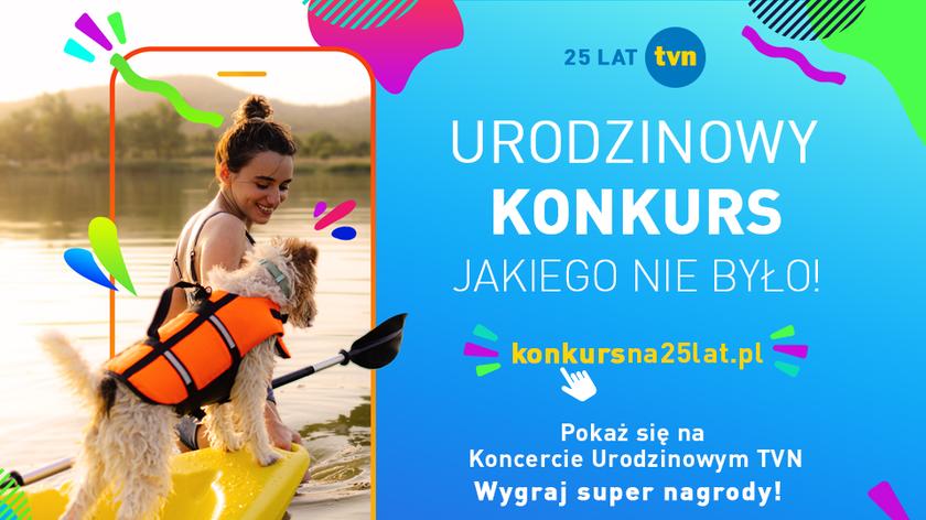 Konkurs urodzinowy na 25-lecie TVN 