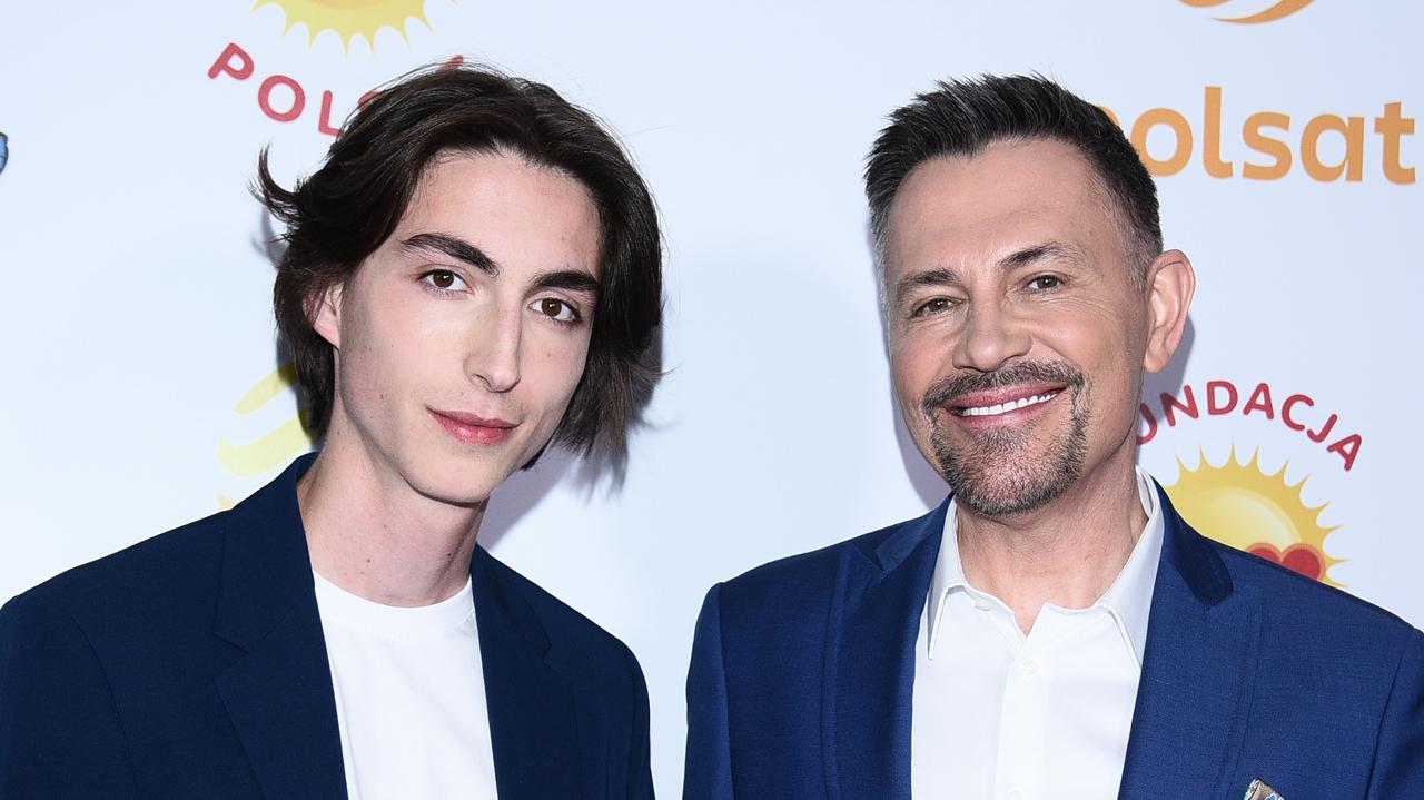 Krzysztof Ibisz z synem