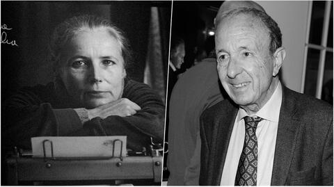 Agnieszka Osiecka i Daniel Passent