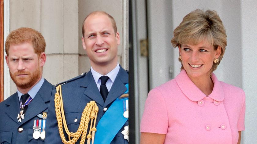Książe William, Harry, księżna Diana 