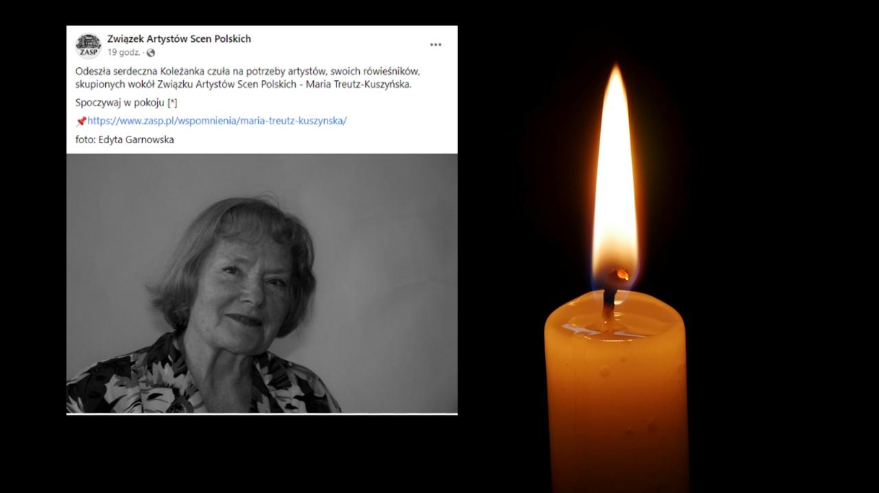 Maria Kuszyńska nie żyje. Miała 92 lata
