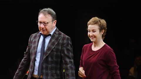 Gabriela Muskała i Zbigniew Zamachowski