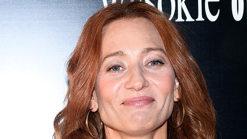 Magdalena Popławska na premierze "Czarnej owcy"