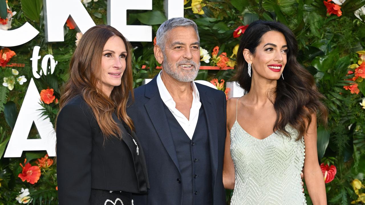 George Clooney, Amal Clooney i Julia Roberts razem na czerwonym dywanie