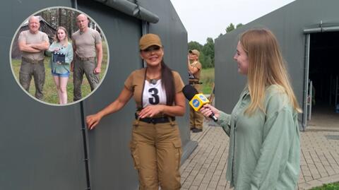Sylwia Bomba w kulisach programu "Nasi w mundurach 2"