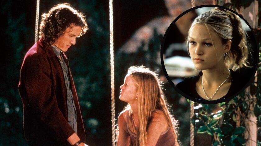 Julia Stiles w filmie "Zakochana złośnica" zagrała z Heathem Ledgerem