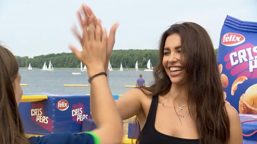 Magdalena Karwacka i Igor Łubkowski w strefie Felix Crispers