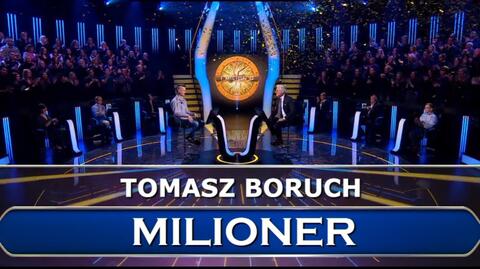 W "Milionerach" znów padł milion. Tomasz Boruch odpowiedział na ostatnie pytanie - jakie?