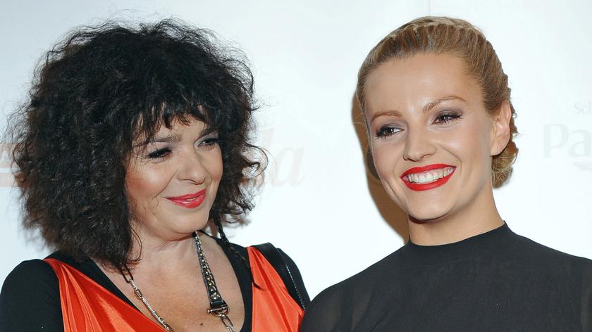 Katarzyna Grochola z córką, Dorotą Szelągowską