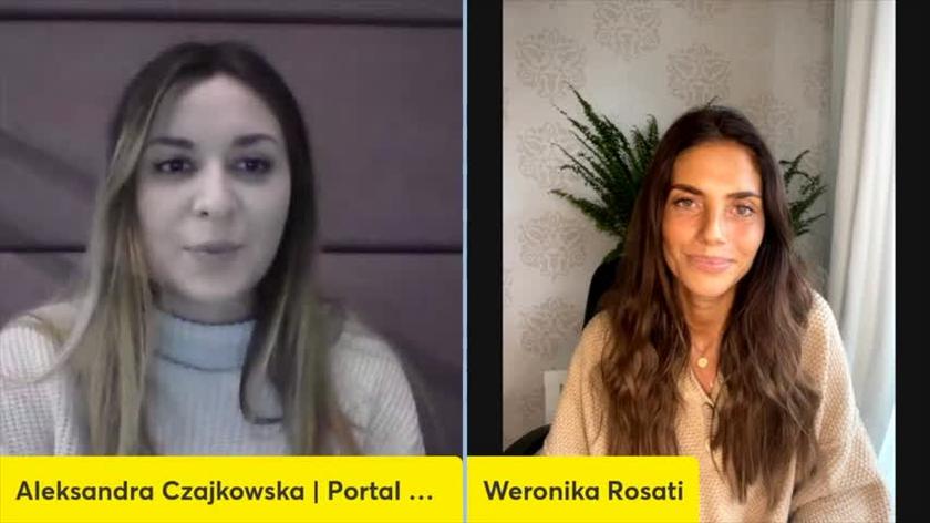 Weronika Rosati o zdolnościach aktorskich córki
