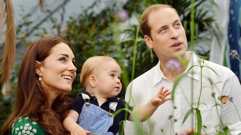 Książę William z księżną Kate i najstarszym synem
